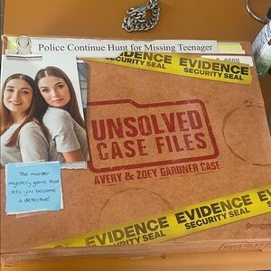 Unsolved Case Files Game - Avery & Zoey Gardner